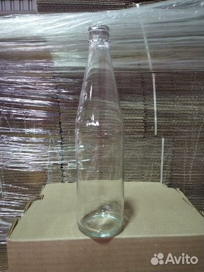 Бутылки стеклянные 0,45 и 0,5