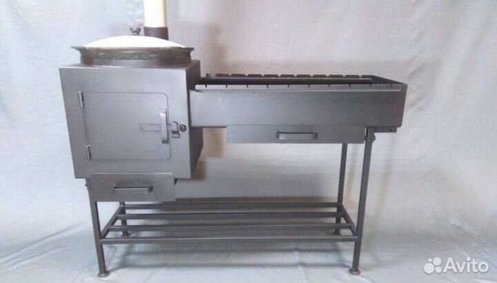 Мангал казан (столик+дровница)