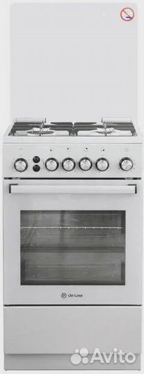 Газовая плита De luxe 5040.40Г (кр) чр-012