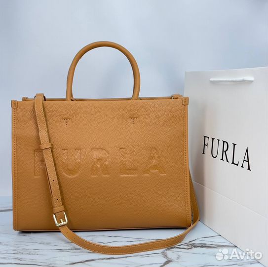 Сумка натуральная кожа furla