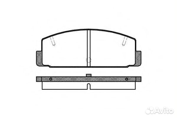 Задние тормозные колодки
