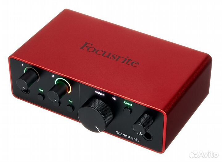 Звуковая карта focusrite Scarlett Solo 4th Gen