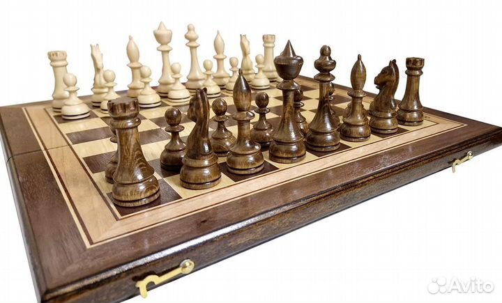 Шахматы Турнирные-1 инкрустация 40, AZ106, Zeynalyan 63174