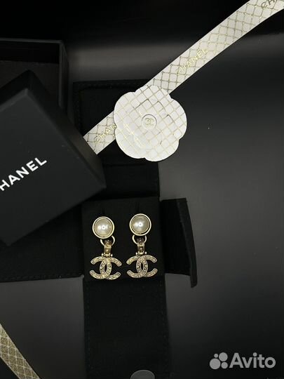 Серьги в стиле винтаж Chanel