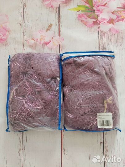 Готовые шторы из синтетических нитей