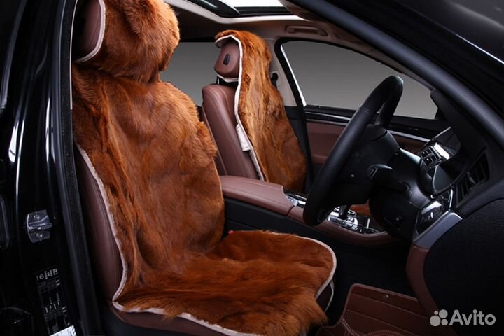 Меховые накидки в авто