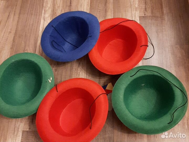 Шляпки для тематической вечеринки, 5шт