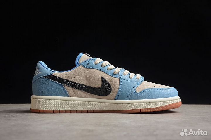 Nike Air Jordan 1 low X UNC кроссовки