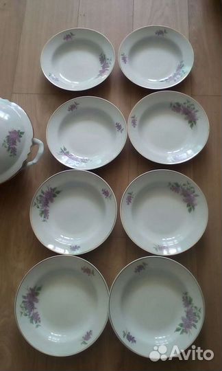 Столовый сервиз Сирень Дулево made in ussr