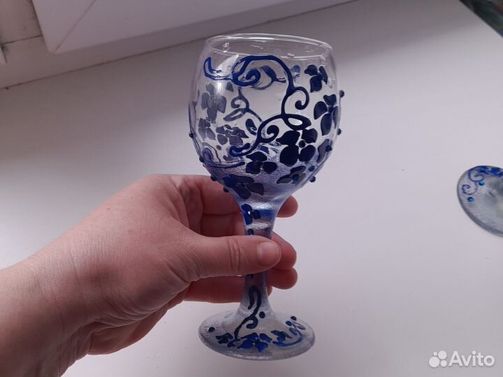 Свадебные фужеры бокалы пара