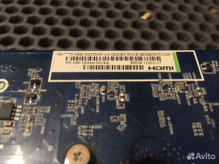 Видеокарта Radeon HD7770 1GB Gddr5
