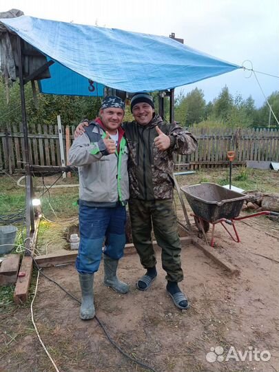 Копка колодцев в плитах