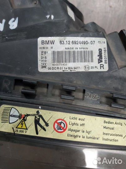 Фара передняя правая Bmw 1 E87