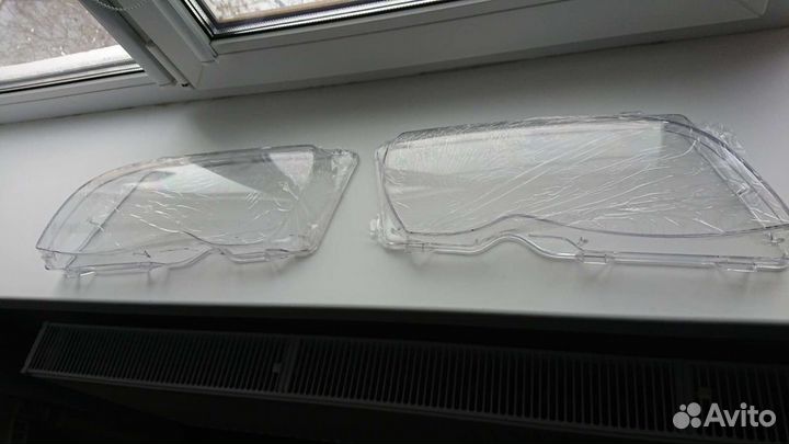 Стекла фар бмв Е46 2001-2006