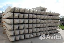 Забивка жб свай под опорную стену