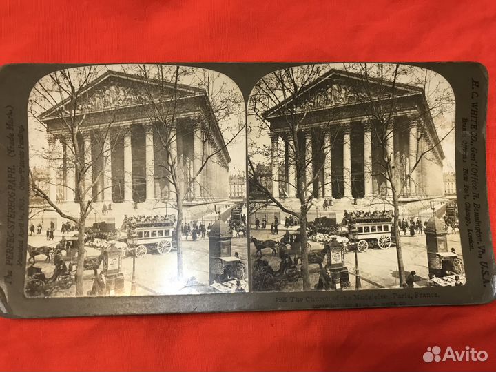 Антикварная дореволюционная стереофотография