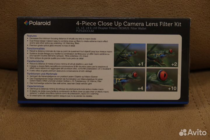 Набор макролинз polaroid 52mm