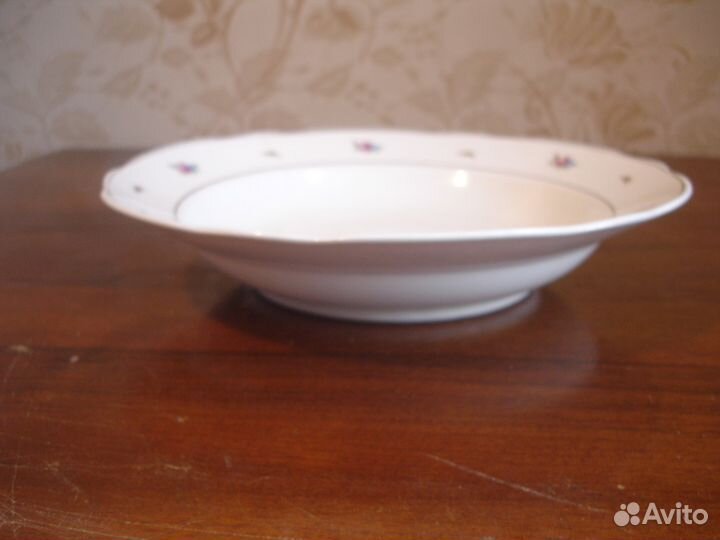 Глубокая тарелка Дулево 1959г