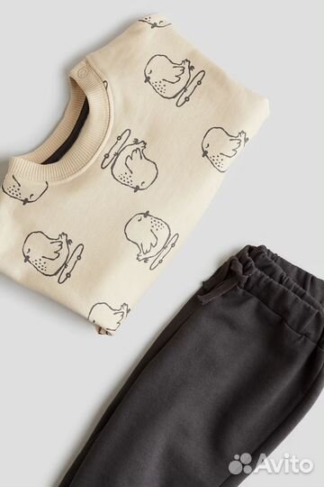 74,86 см костюм для мальчика HM штаны и толстовка