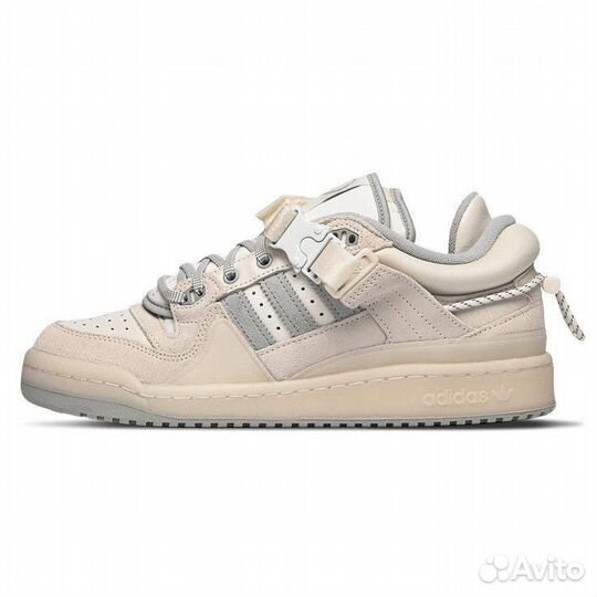 Кросовки Forum Buckle Low Grey Beige x Bad bunny