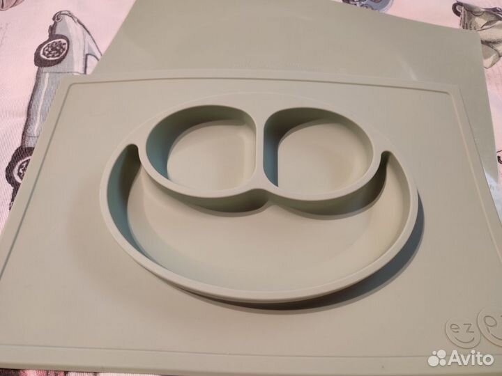 Тарелка детская силиконовая - плейсмат, ezpz