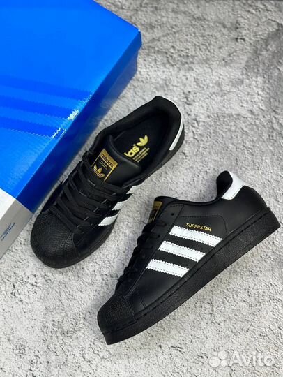 Кроссовки Adidas Superstar черные