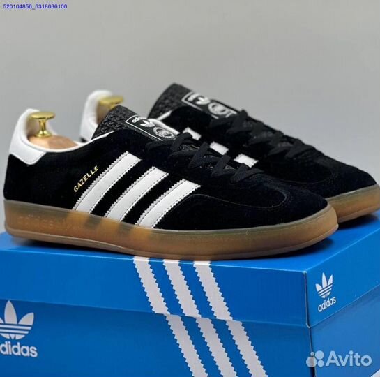 Кроссовки Adidas Gazelle Black (Арт.69009)