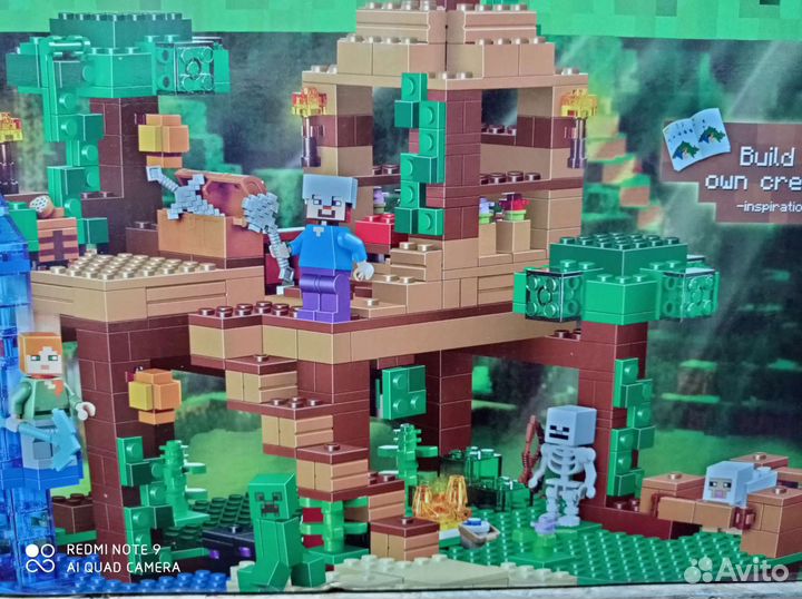 Майнкрафт 10471 Домик на Дереве в Джунглях