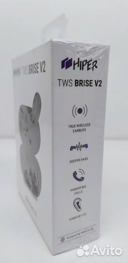 Беспроводные наушники hiper TWS Brise V2