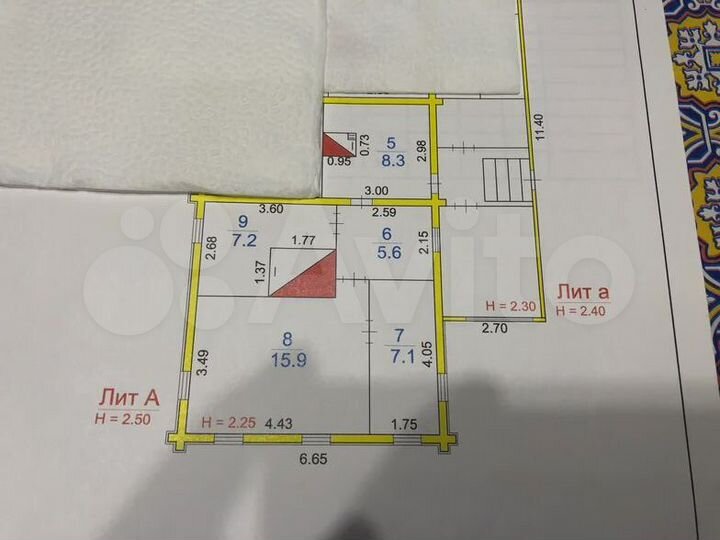 Дом 44 м² на участке 4 сот.