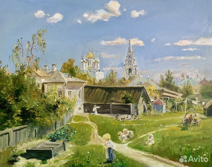 Картина Московский дворик копия под заказ