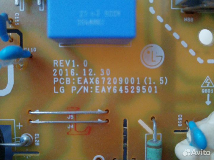 Блок питания lg43uk6390plg