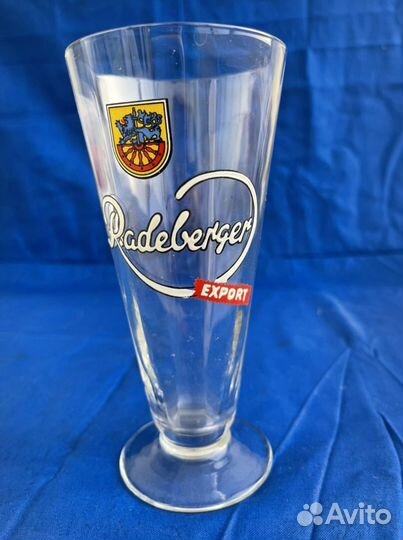 Стакан Radeberger на ножке Германия Есть 3 шт