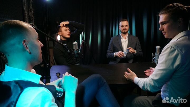 Подкаст и Интервью. Запись с видео на студии