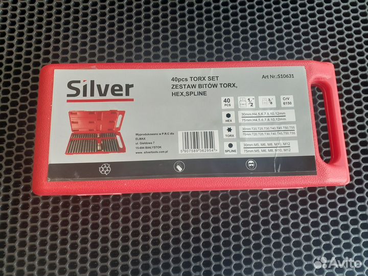 Набор бит 10мм 40пр шестигр,торкс,12лучевые