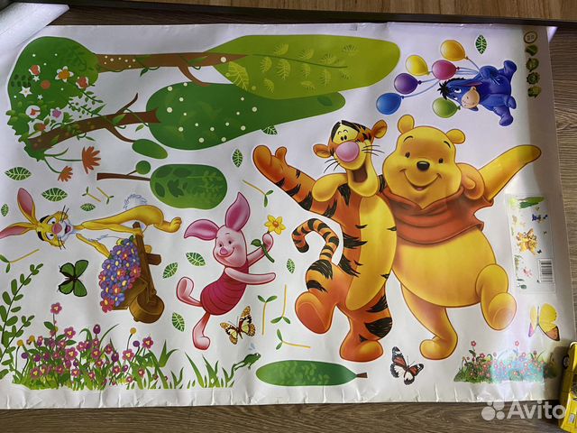 «Винни и его друзья» наклейка в детскую комнату