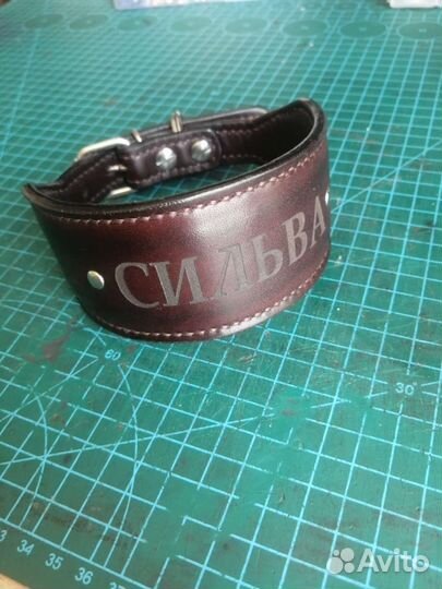 Ошейники из натуральной кожи ручной работы