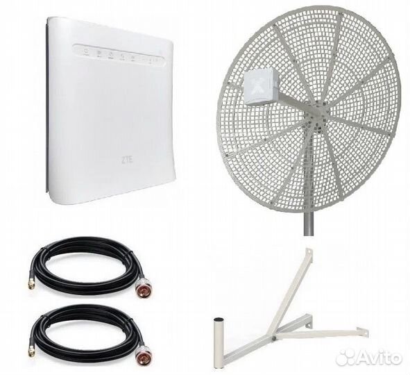 Супер Тариф+стац роутер Zte Mf286d 4G LTE cat 12