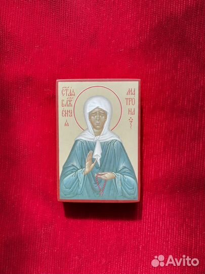 Матрона Московская 6х4 см