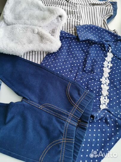 Вещи для девочки 6-12 месяцев 74 80