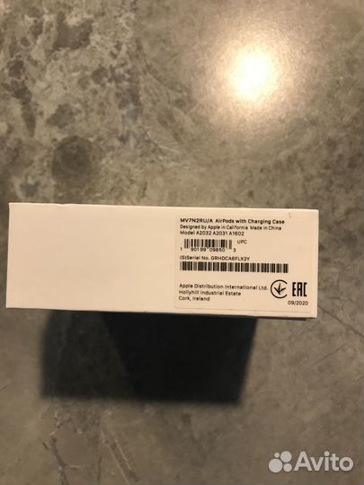 Коробка от наушников AirPods, оригинал