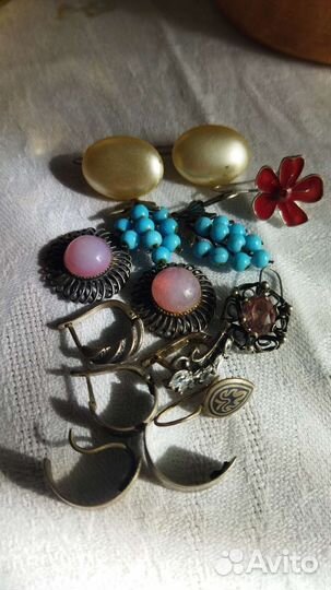 Серьги серебро