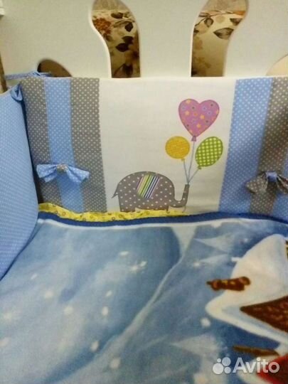 Бортики на кроватку