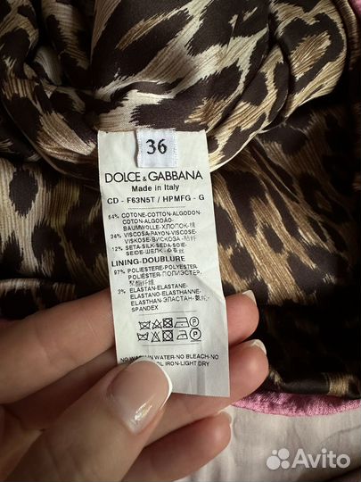 Dolce gabbana платье 36