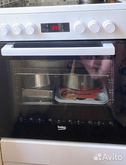 Электроплита стеклокерамика beko