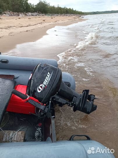 Надувная лодка пвх бу с мотором
