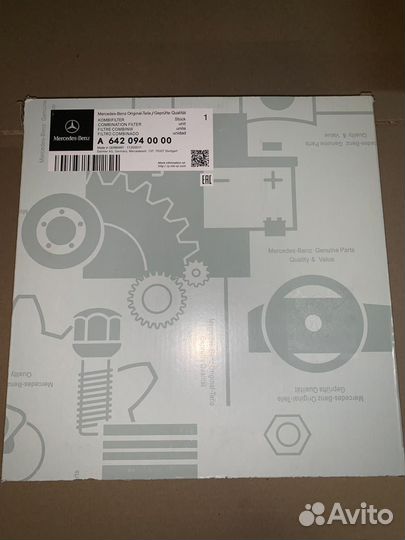 Фильтр воздушный двигателя mercedes A6420940000