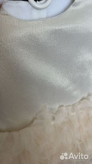 Платье нарядное 1-2 года туфли mini melissa 21