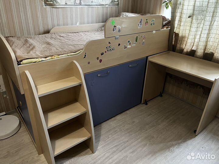 Детская кровать чердак