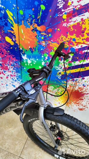 Алюминиевый полуфэт велосипед 24